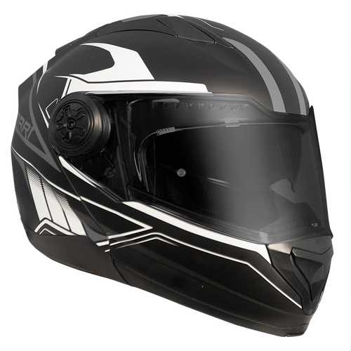 RXT 909 Modular Helmet - Matt Black/White - XS