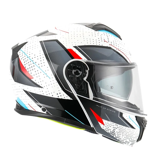 RXT 918 Modular Helmet - Gloss Wht/Blk/Red - XL