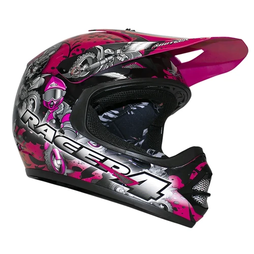 RXT Kids A717K Racer 4 MX Helmet - Magenta - S