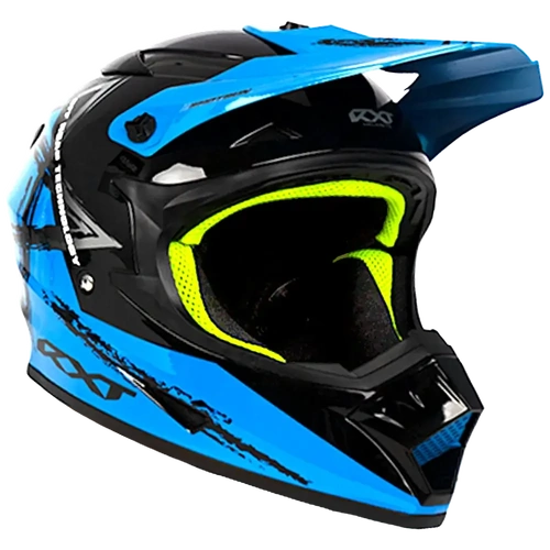 RXT A727 Sector Wrath MX Helmet - Gloss Black/Blue 