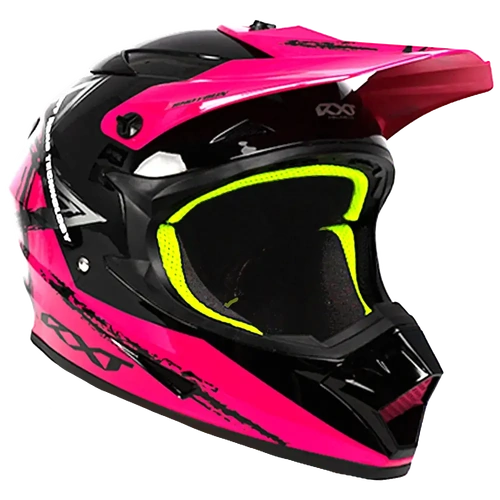 RXT A727 Sector Wrath MX Helmet - Matt Black/Magenta 