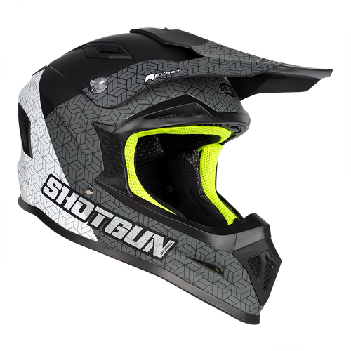 RXT 762 SG1 Ultra+ Shotgun Prism MX Helmet - Matt Black/Grey/White 