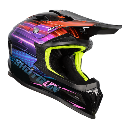 RXT 762 SG1 Ultra+ Shotgun Blur MX Helmet - Black/Pink 