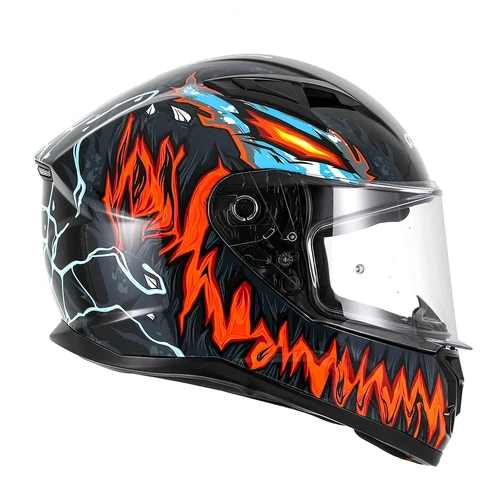 RXT 825 Street 2 Revenge Full Face Helmet - Matt Black/Red