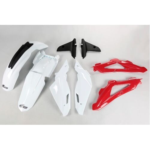 UFO Plastics Kit - Husqvarna TC 125/250 11-13 - OEM Colours - SKU:HUKIT610E999