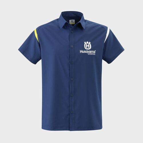 Husqvarna Team Shirt - Blue - XS - SKU:HUS3HS220031401