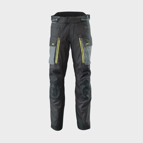 Husqvarna Scalar Waterproof Pants - Black/Grey/Yellow - 40 - SKU:HUS3HS220042507