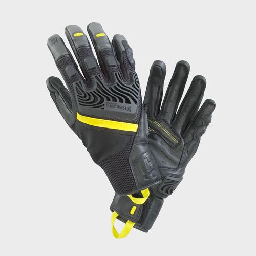 Husqvarna Scalar Gloves - Black/Grey/Yellow - L - SKU:HUS3HS220042604