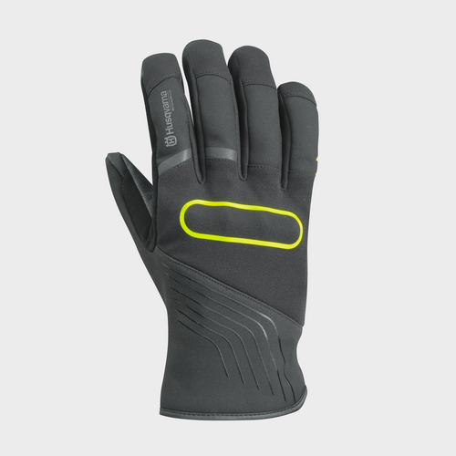 Husqvarna Sphere Waterproof Gloves - Black/Yellow - XS - SKU:HUS3HS220042801