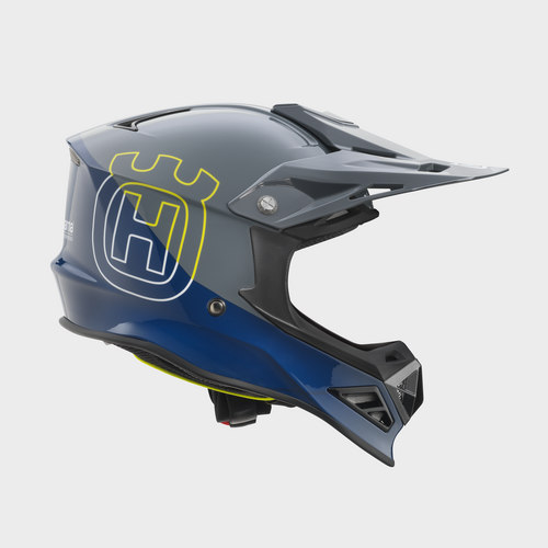 Husqvarna Authentic Helmet - Grey/Blue - XS - SKU:HUS3HS230008701