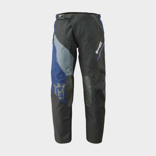 Husqvarna Gotland Waterproof Pants - Black/Blue/Grey - 30 - SKU:HUS3HS230010402