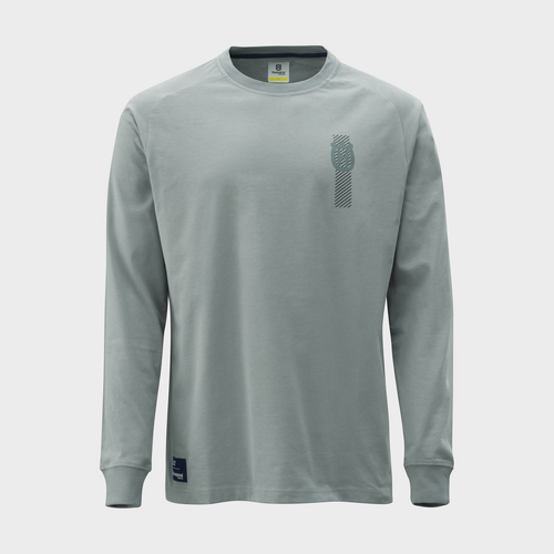 Husqvarna Accelerate Longsleeve Tee - Grey - XS - SKU:HUS3HS230028801