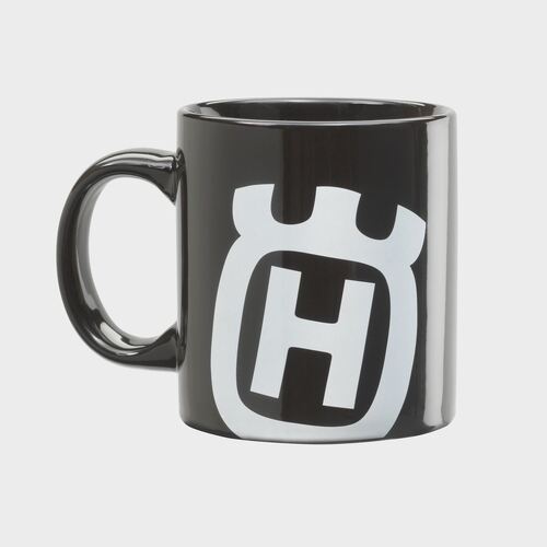 Husqvarna RS Mug - Black/White/Gold - SKU:HUS3RS230044200
