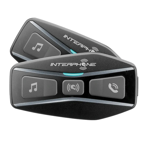 Interphone UCOM4 Bluetooth Headset Twin Pack (4 Riders - Separate Battery)