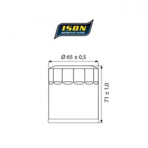 Ison 303 Canister Oil Filter