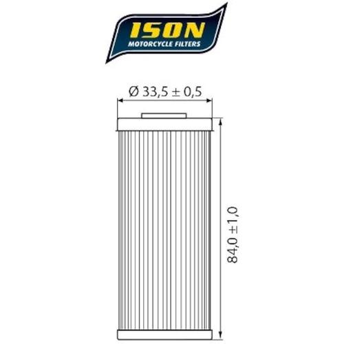 Ison 652 Element Oil Filter