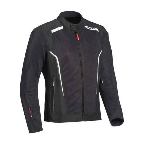 Ixon Cool Air Jacket - Black/White - S - SKU:IX100101087101503