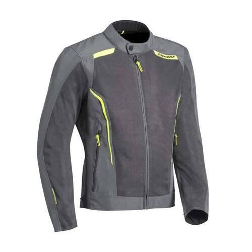 Ixon Cool Air Grey Yellow Jacket - Grey - 3X-Large - Adult  - SKU:IX100101087403808