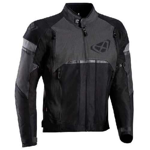 Ixon All Road Jacket - Black/Grey - L - SKU:IX100101125103905