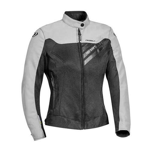 Ixon Ladies Orion Black Grey Jacket - SKU:IX100102044111302