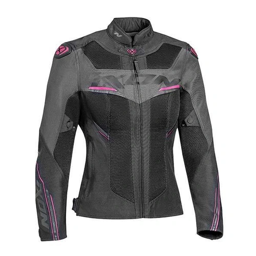 Ixon Womens Draco Womens Jacket - Black/Anthracite/Pink