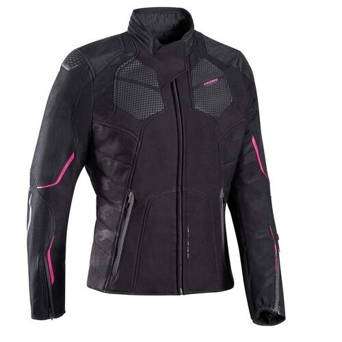 Ixon Womens Cell Black Pink Jacket - Women Specific - Medium - Adult - Black/Pink - SKU:IX100102048107304