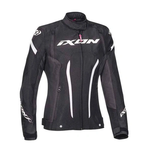 Ixon Womens Striker Womens Jacket - Black/White - XS - SKU:IX100102054101502