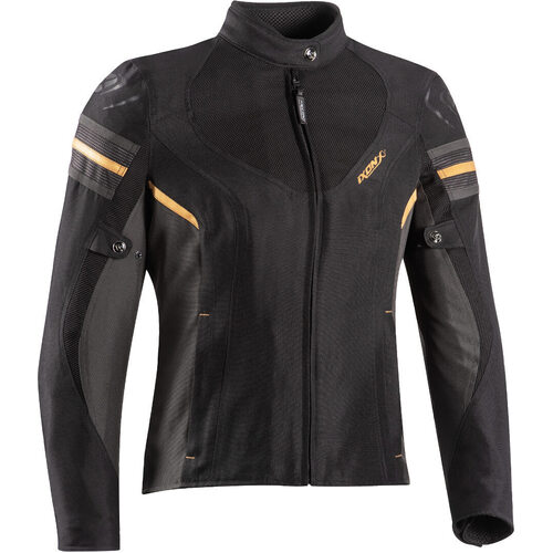 Ixon Ilana Evo Womens Jacket - Black/Anthracite/Gold - M - SKU:IX100102058113604
