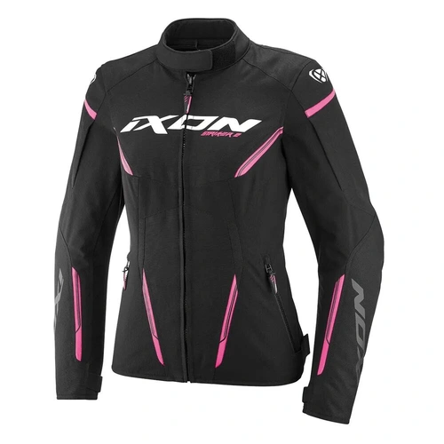 Ixon Striker 2 Womens Motorcycle Jacket - Black/Pink