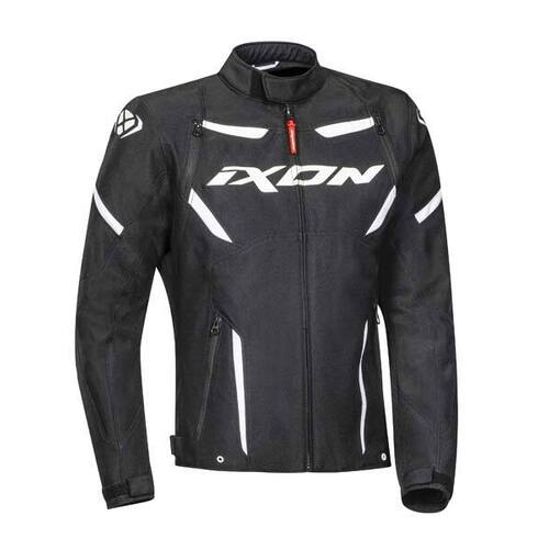 Ixon Youth Striker Black White Jacket - Women Specific - White - 6 - Youth  - SKU:IX100103009101503