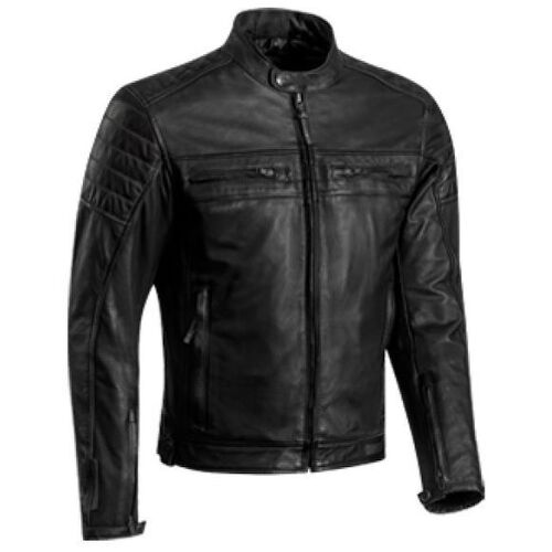 Ixon Torque Black Leather Jacket - Unisex - Small - Adult - Black - SKU:IX100201036100103