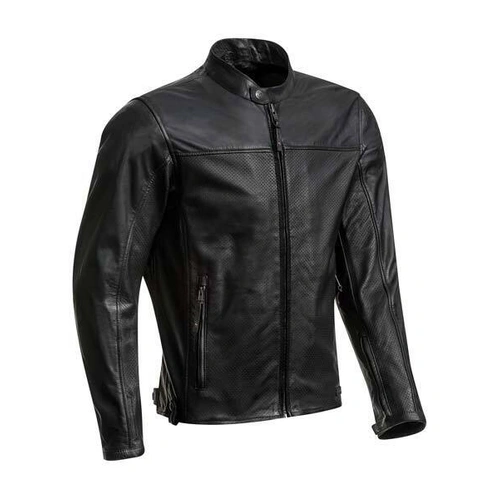 Ixon Crank Air Leather Jacket - Black - 2XL - SKU:IX100201039100107