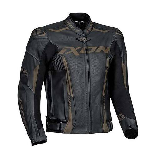 Ixon Vortex 2 Black Leather Jacket - Unisex - Large  - SKU:IX100201040100105
