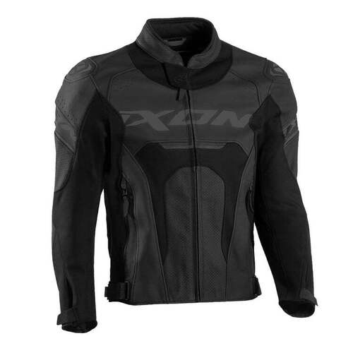 Ixon Jackal Leather Jacket - Black - L - SKU:IX100201054100105