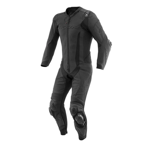 Ixon Vortex 3 1 Piece Leather Motorcycle Suit - Black/Black - S - SKU:IX102201026103003