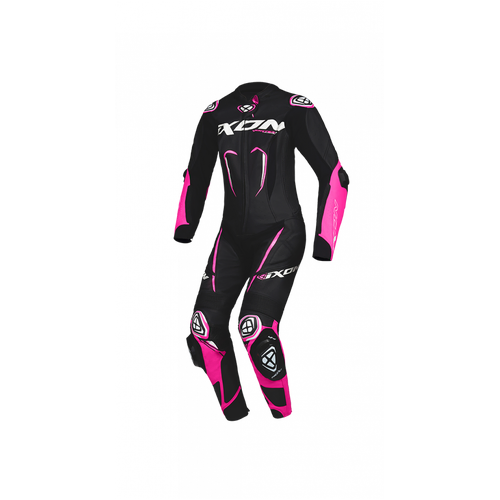 Ixon Vortex 3 1-Piece Womens Leather Suit - Black/Pink/White