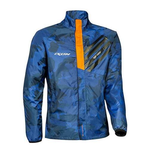 Ixon Stripe Navy Camo Orange Jacket