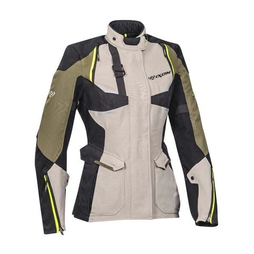 Ixon Eddas Womens Jacket - Grey/Khaki/Black