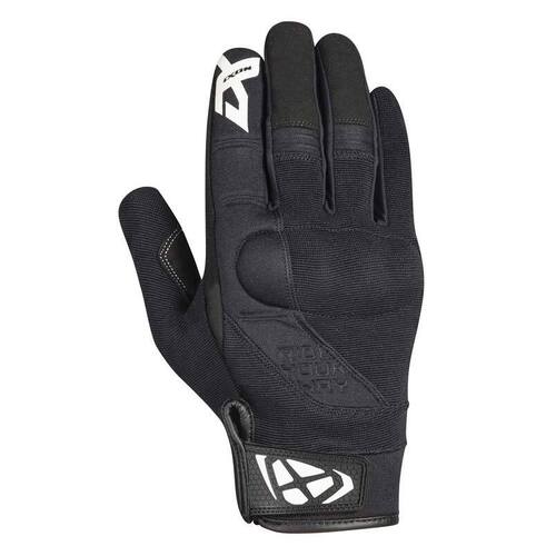 Ixon RS Delta Black White Gloves - Unisex - Small  - SKU:IX300101020101503