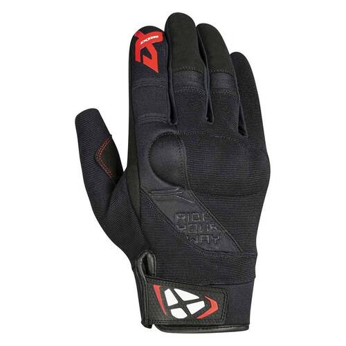 Ixon RS Delta Black Red White Gloves - SKU:IX300101020105908