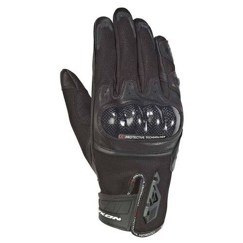 Ixon RS Rise Air Black Gloves - Unisex - Medium  - SKU:IX300111045100104