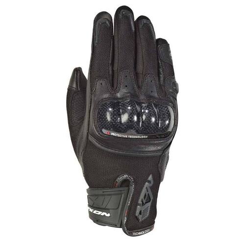 Ixon Ladies RS Rise Air Black Gloves - Women Specific - Black - Small - Adult  - SKU:IX300112015100103