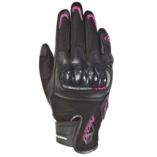Ixon RS Rise Air Womens Gloves - Black/Pink