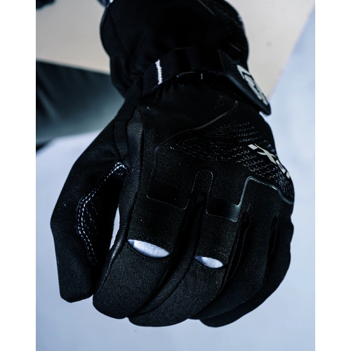 Ixon Youth Pro Indy Glove - Black/White - M - SKU:IX300113002101504