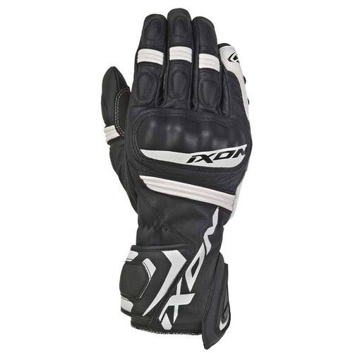 Ixon RS Tempo Black White Gloves - White - X-Large - Adult  - SKU:IX300211019101506