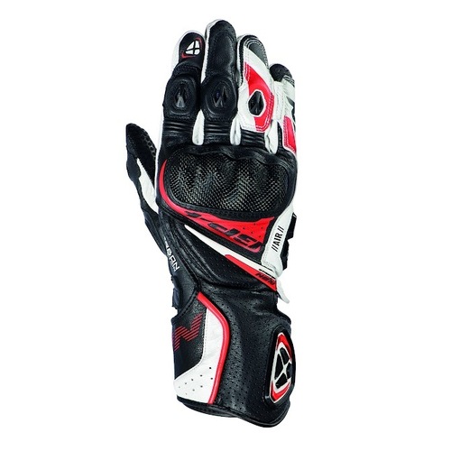 Ixon GP4 Air Gloves - Black/White/Red - L - SKU:IX300211061102705