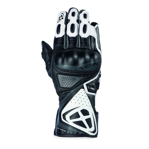 Ixon GP5 Air Gloves - Black/White - M - SKU:IX300211062101504