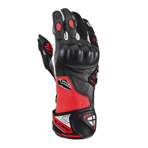 Ixon Thunder Air Gloves - Black/Red - M - SKU:IX300211082105904