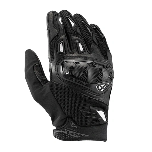 Ixon Rise Air 2 Motorcycle Gloves - Black/White