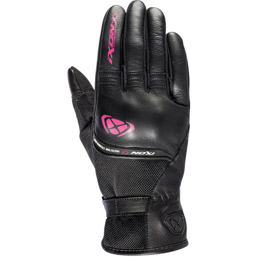 Ixon Womens RS Shine 2 Gloves - Black/Pink - S - SKU:IX300212009107303